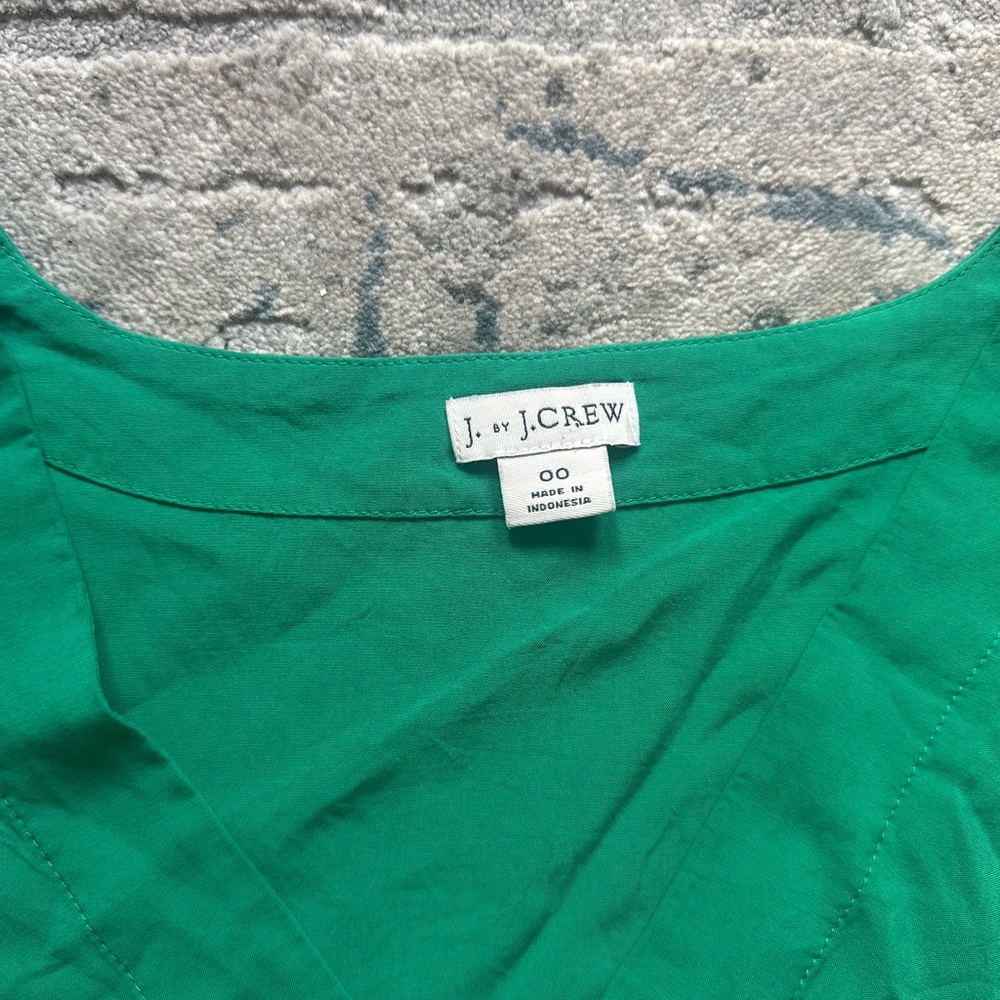 J. Crew Women's Green Top - Picture 3 of 7